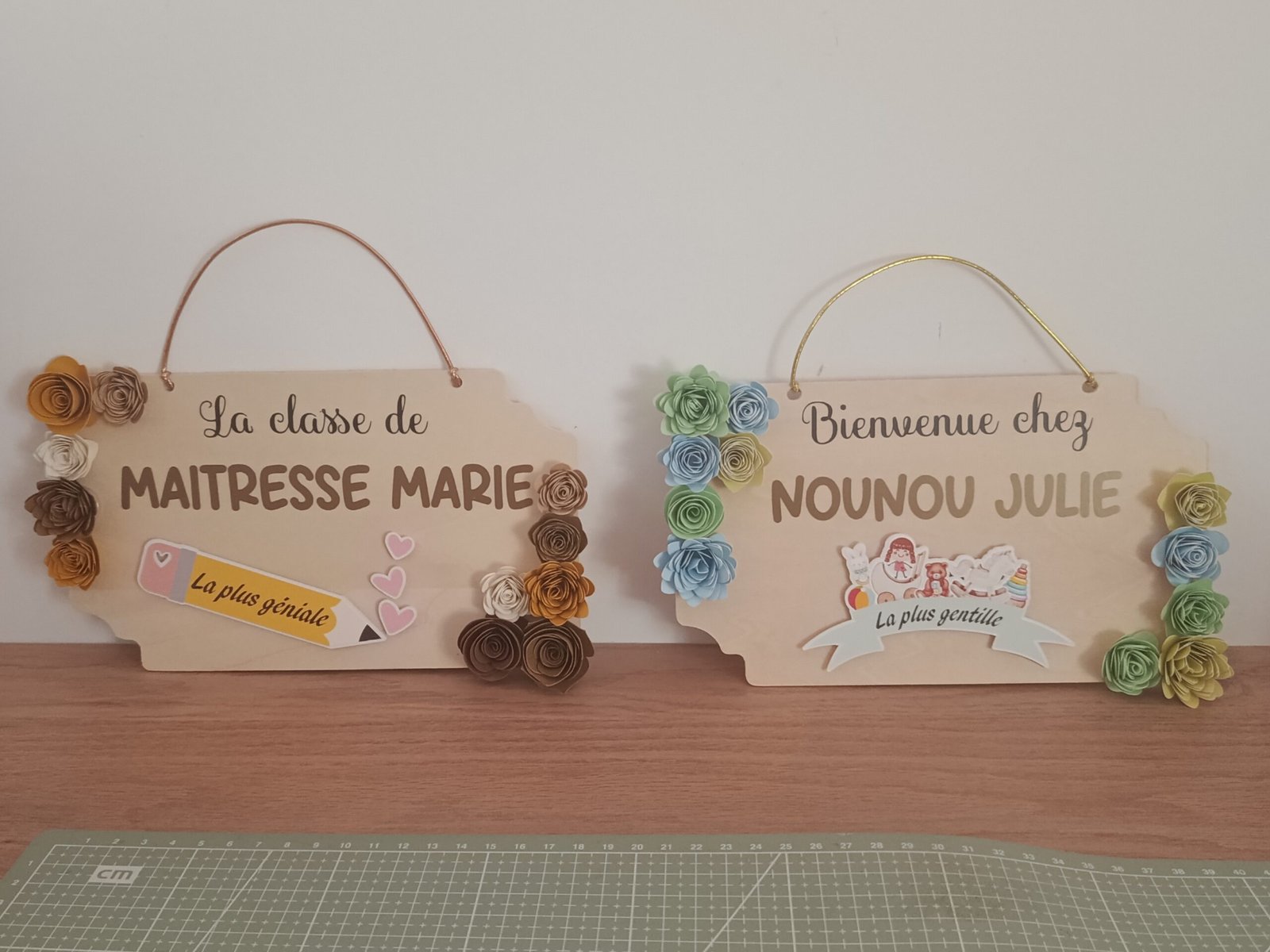 plaque de porte personnalisés - L'atelier de Tatoune